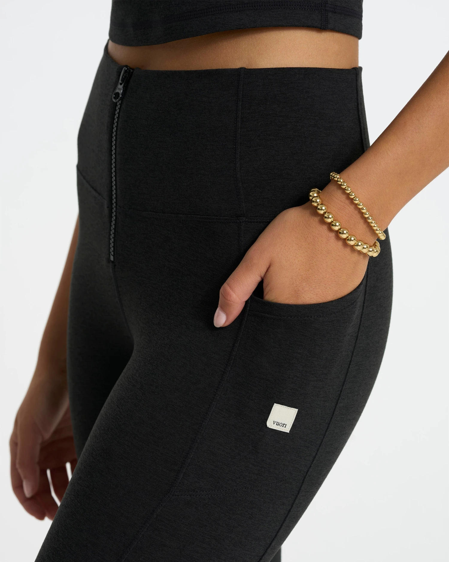 Granite Heathered Legging | Black Heather 3 Granite Heathered Legging | Black Heather - Image 3