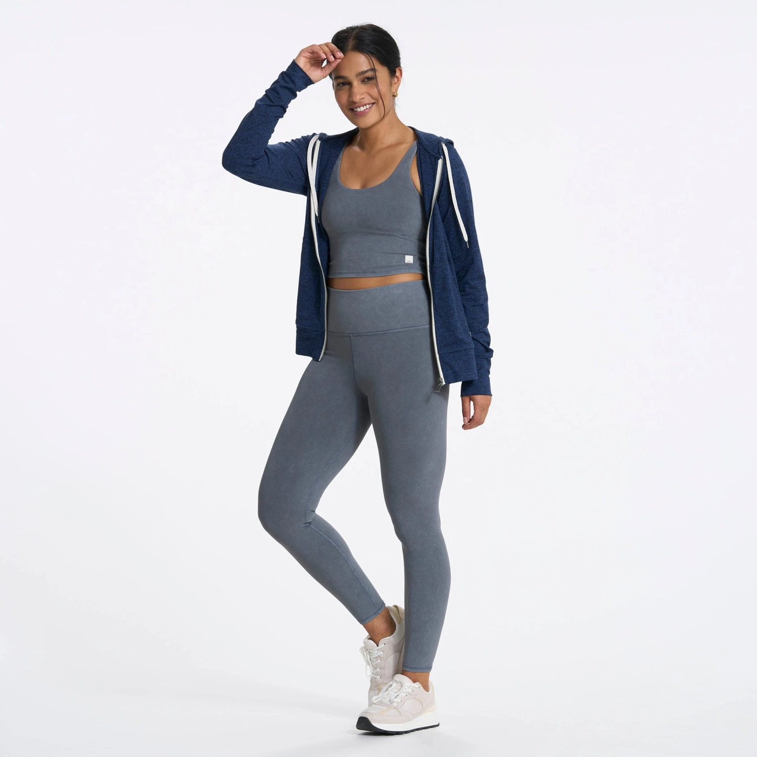 Halo Performance Hoodie | Navy Heather 4 Halo Performance Hoodie | Navy Heather - Image 4