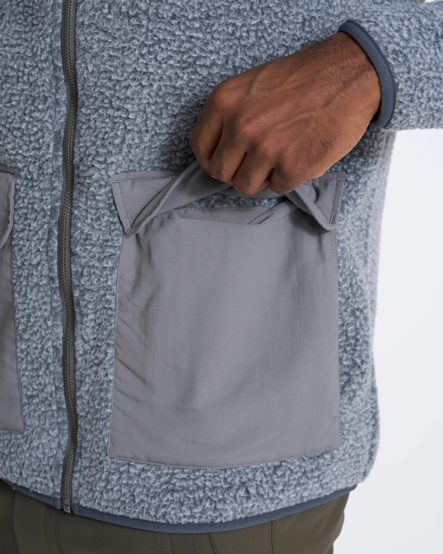 Idyllwild Sherpa Jacket | Heather Grey 8 Idyllwild Sherpa Jacket | Heather Grey - Image 8