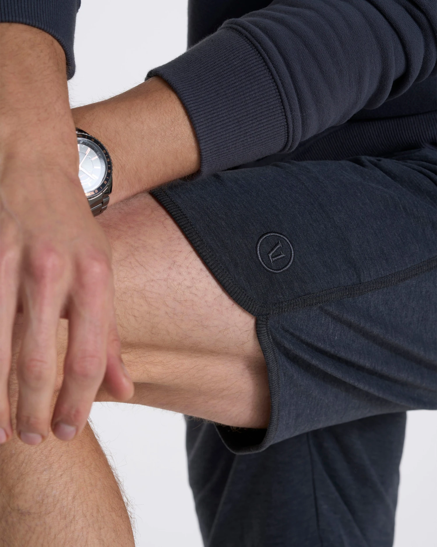 Austin Sweatshort | Charcoal Heather 6 Austin Sweatshort | Charcoal Heather - Image 6