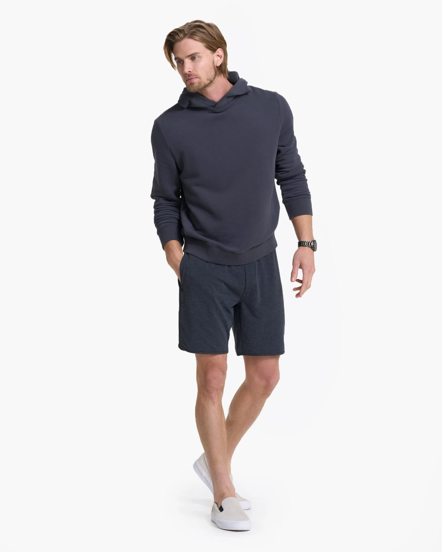 Austin Sweatshort | Charcoal Heather 7 Austin Sweatshort | Charcoal Heather - Image 7