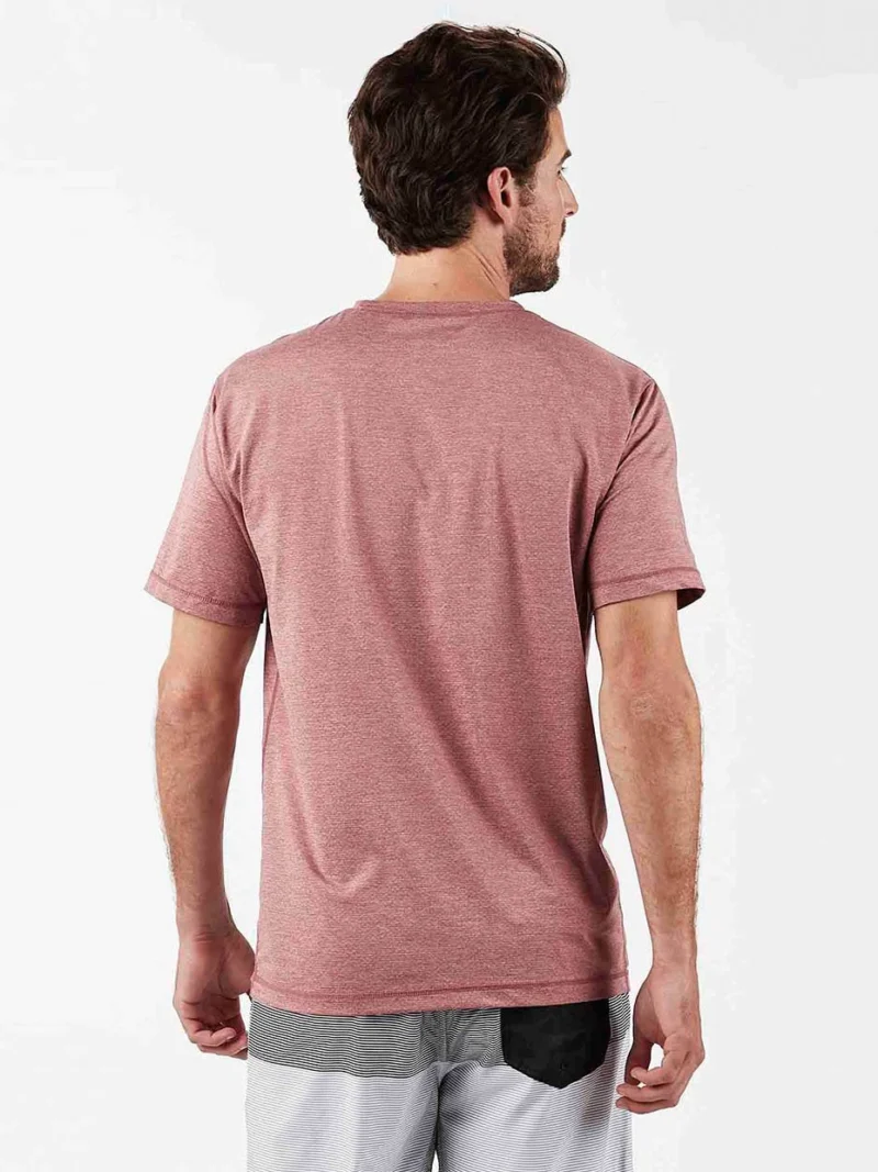 Tradewind Performance Tee | Saltwater Red Heather