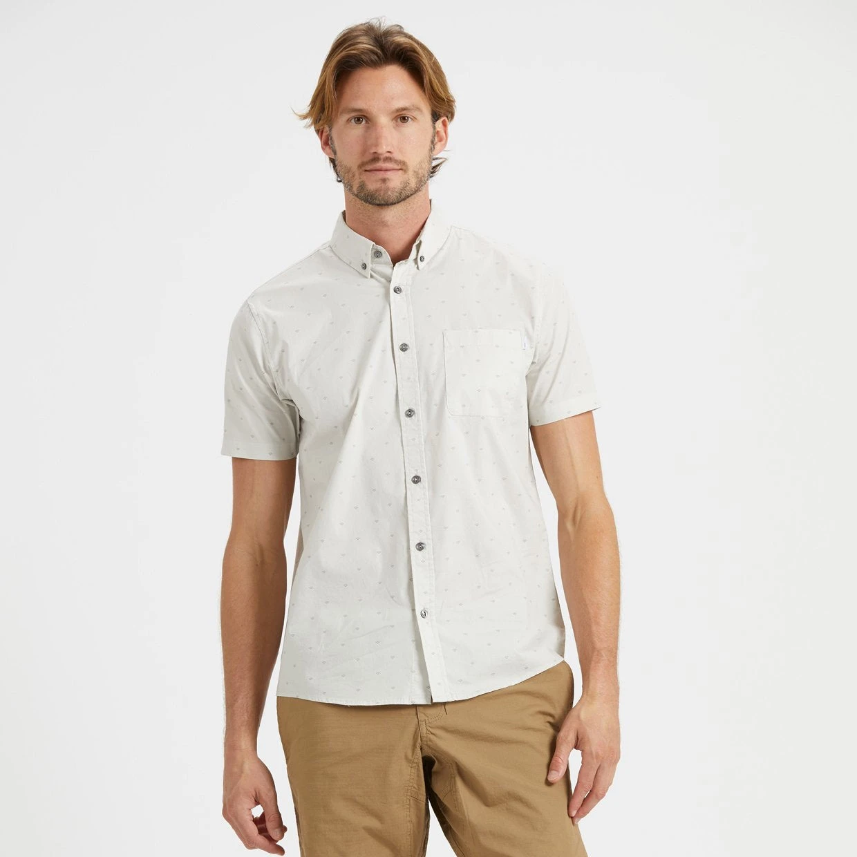 Crest Short-Sleeve Button-Down | Salt Arrow 2 Crest Short-Sleeve Button-Down | Salt Arrow - Image 2