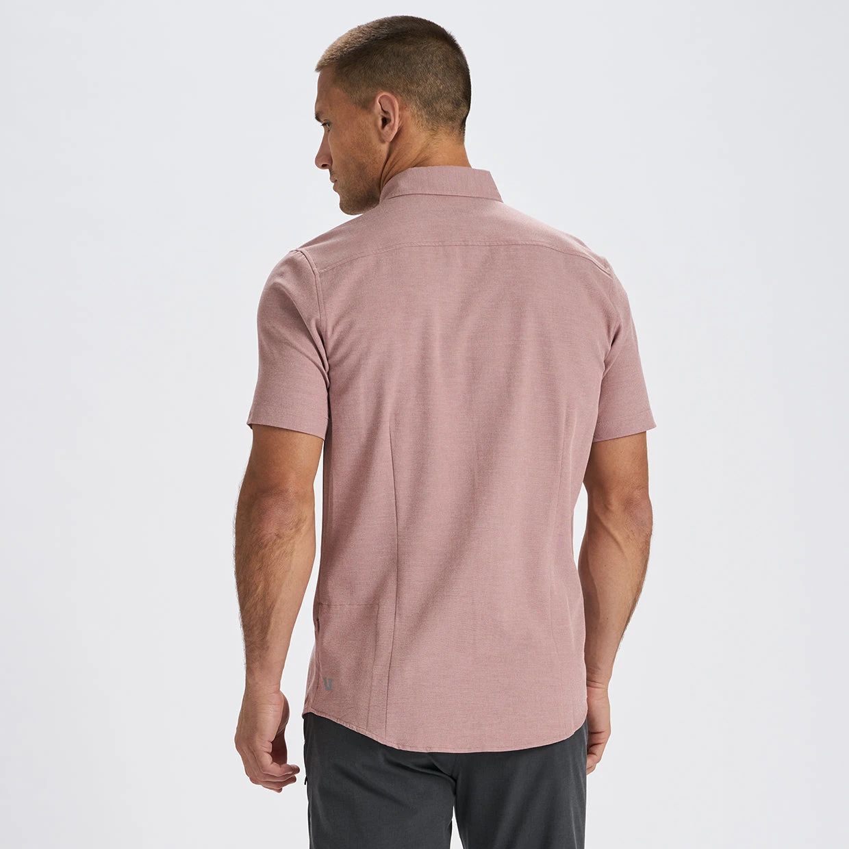 Bishop Short-Sleeve Button-Down | Saltwater Red 4 Bishop Short-Sleeve Button-Down | Saltwater Red - Image 4