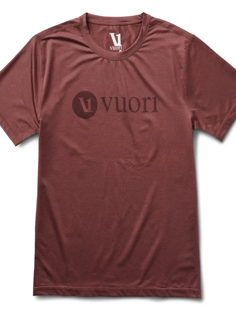 V1 Vuori Tech Tee | Fig Heather
