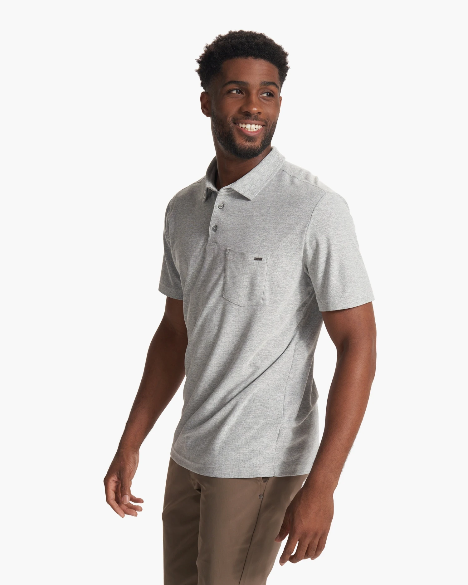 Ace Polo | Light Grey 4 Ace Polo | Light Grey - Image 4