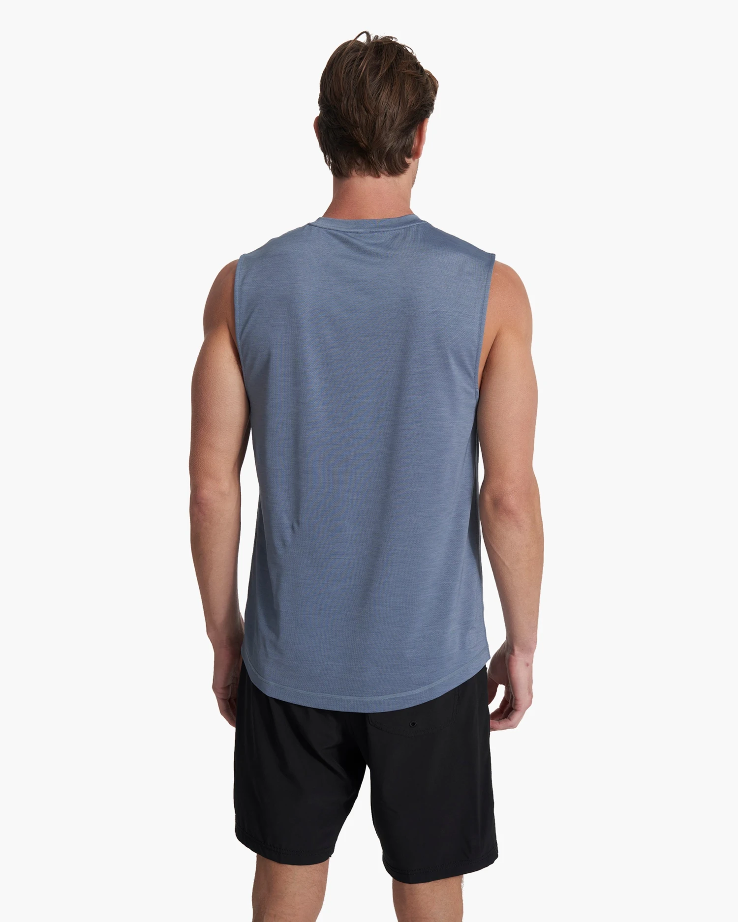 Zephyr Muscle Tee | Light Azure Heather 4 Zephyr Muscle Tee | Light Azure Heather - Image 4