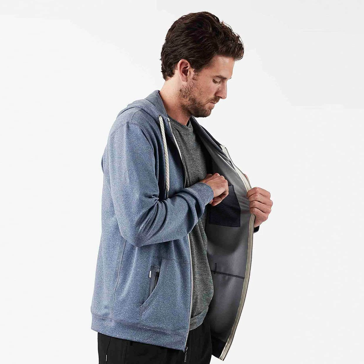 Movement Hoodie | Navy Heather 5 Movement Hoodie | Navy Heather - Image 5