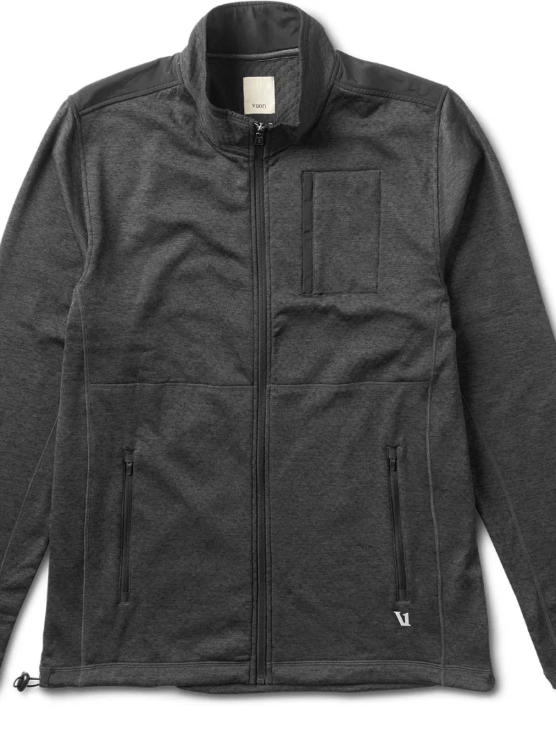 Geo Performance Jacket | Black Heather