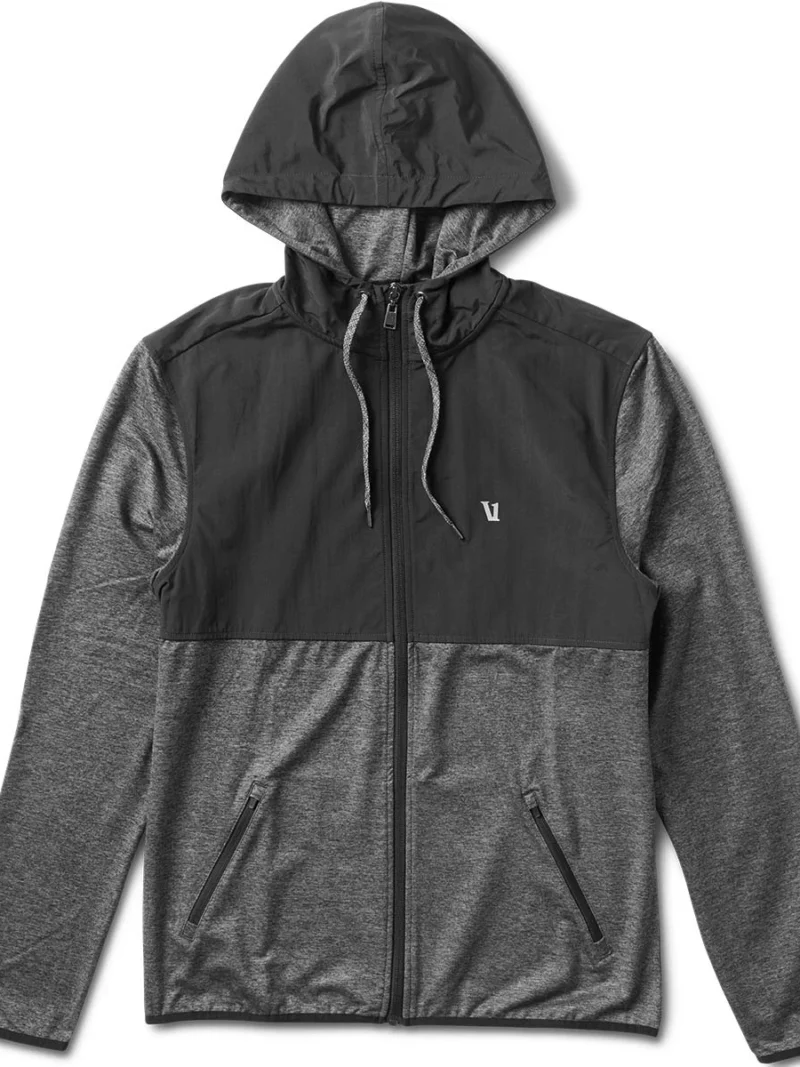Element's Zip Hoodie | Heather Charcoal / Black