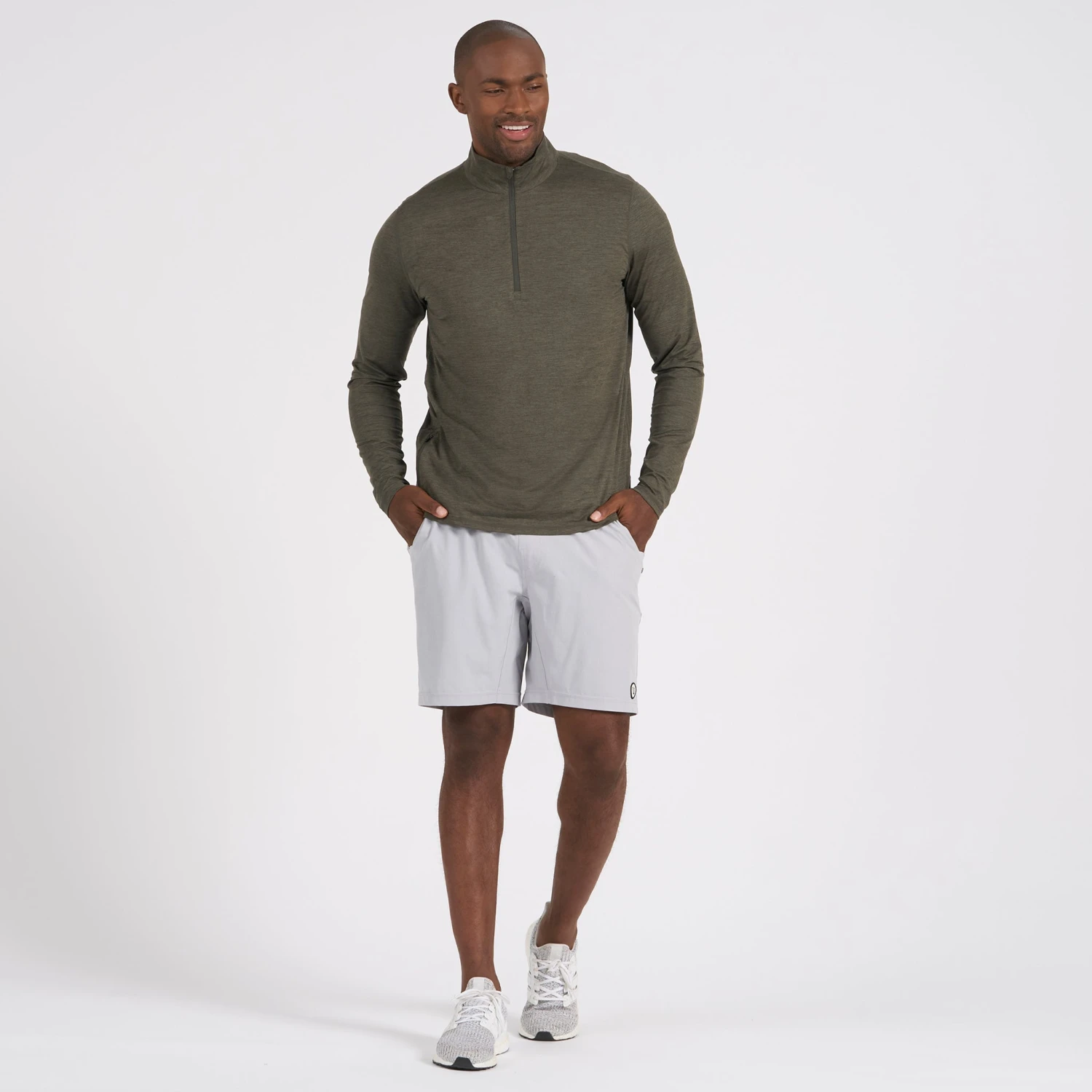 Ease Performance Half Zip | Oregano Heather 5 Ease Performance Half Zip | Oregano Heather - Image 5
