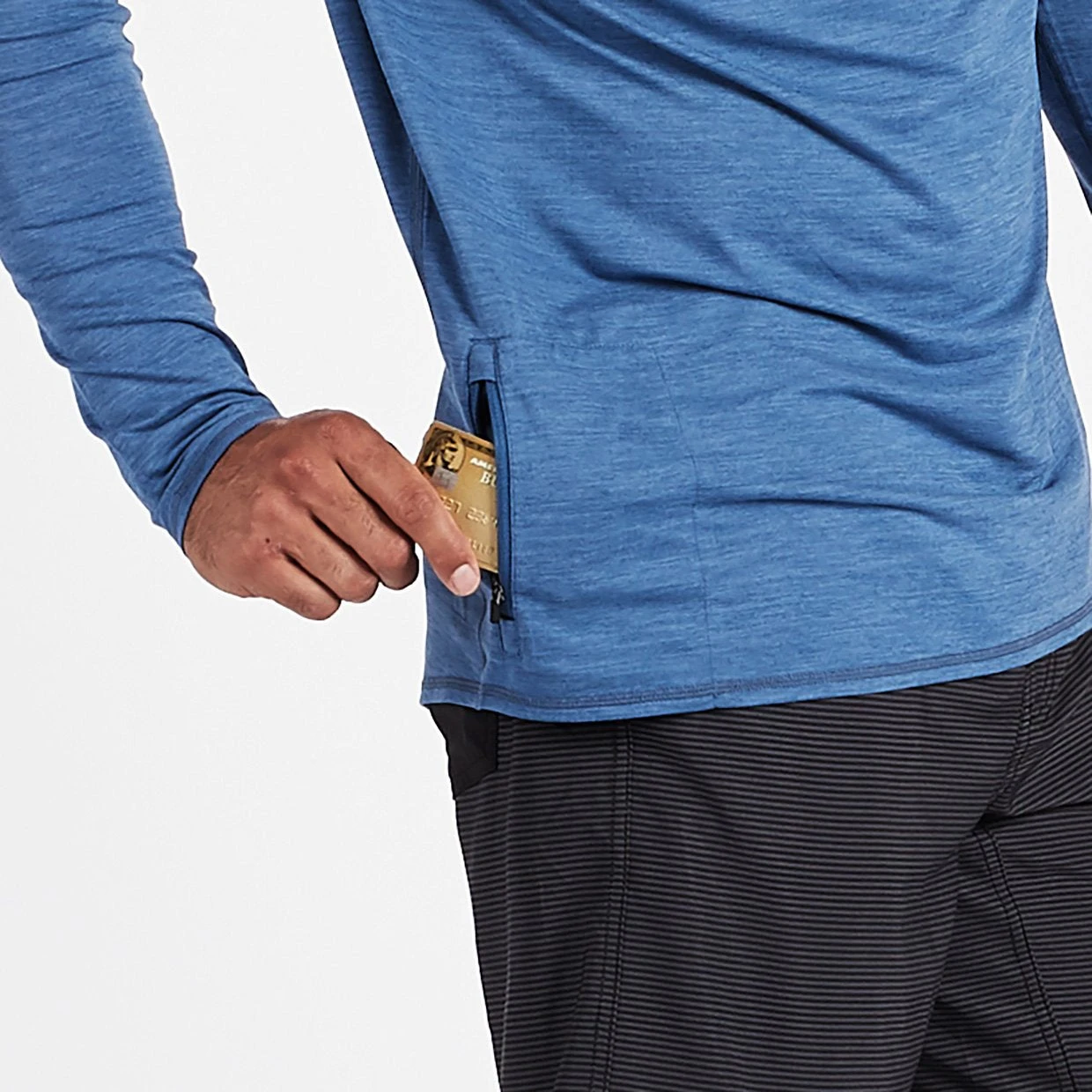 Ease Performance Half Zip | Sea Heather 5 Ease Performance Half Zip | Sea Heather - Image 5