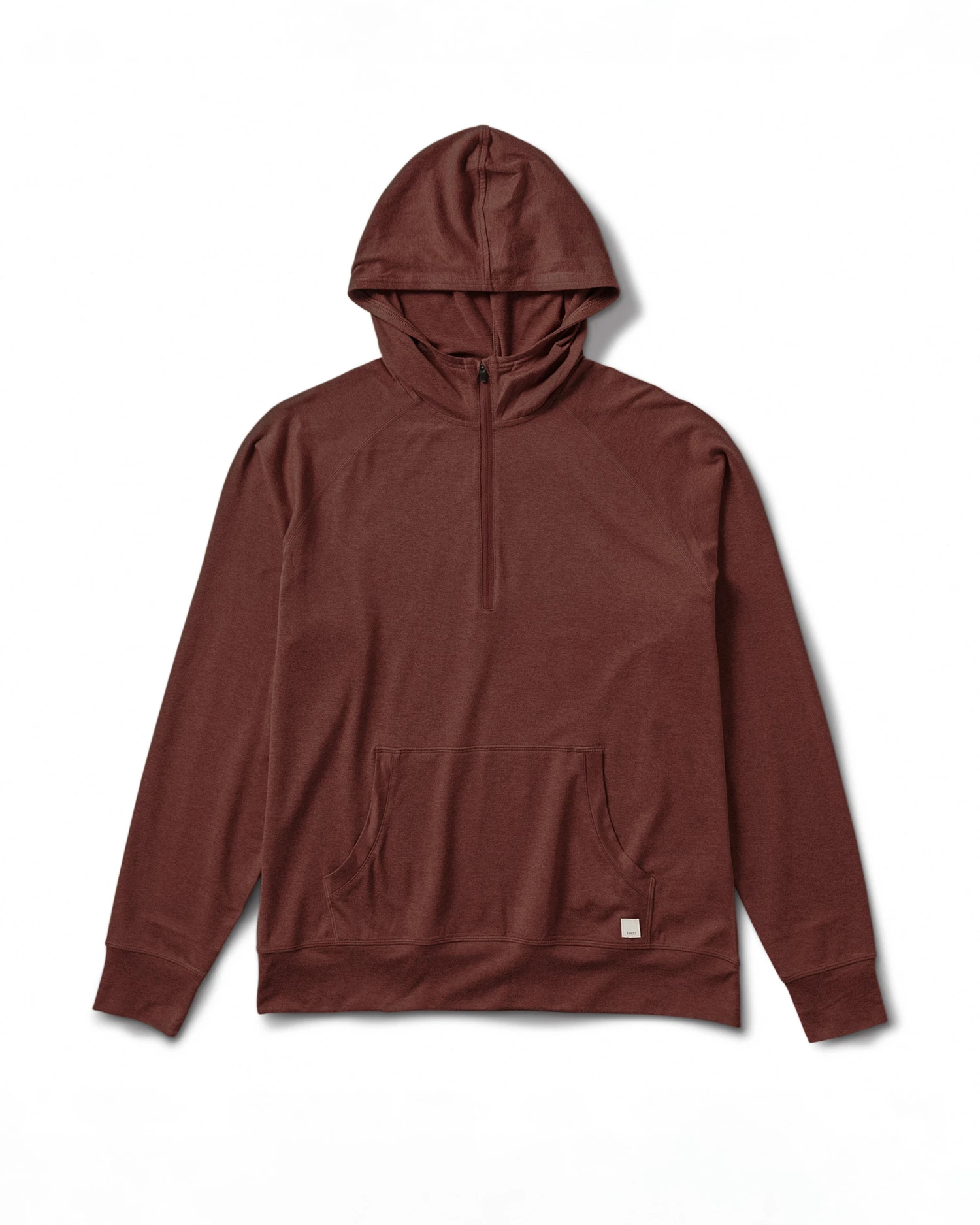 Ponto Performance Half Zip Hoodie | Cedar Heather 1 Ponto Performance Half Zip Hoodie | Cedar Heather