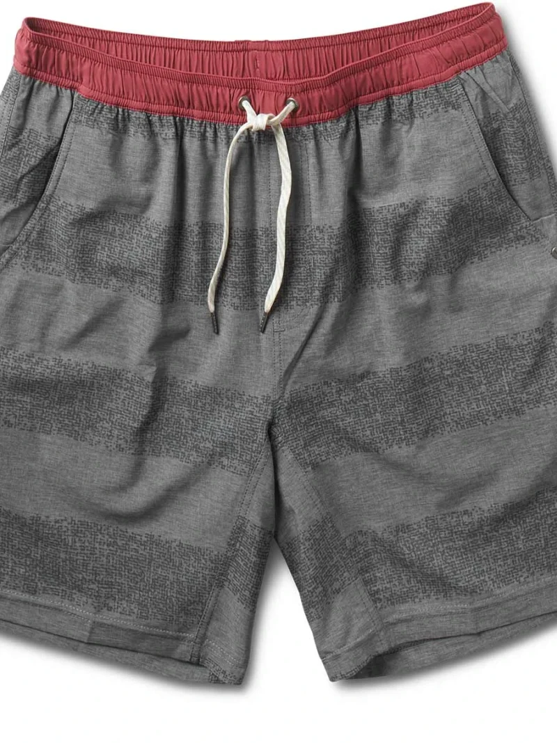 Kore Short | Grey Texture Stripe