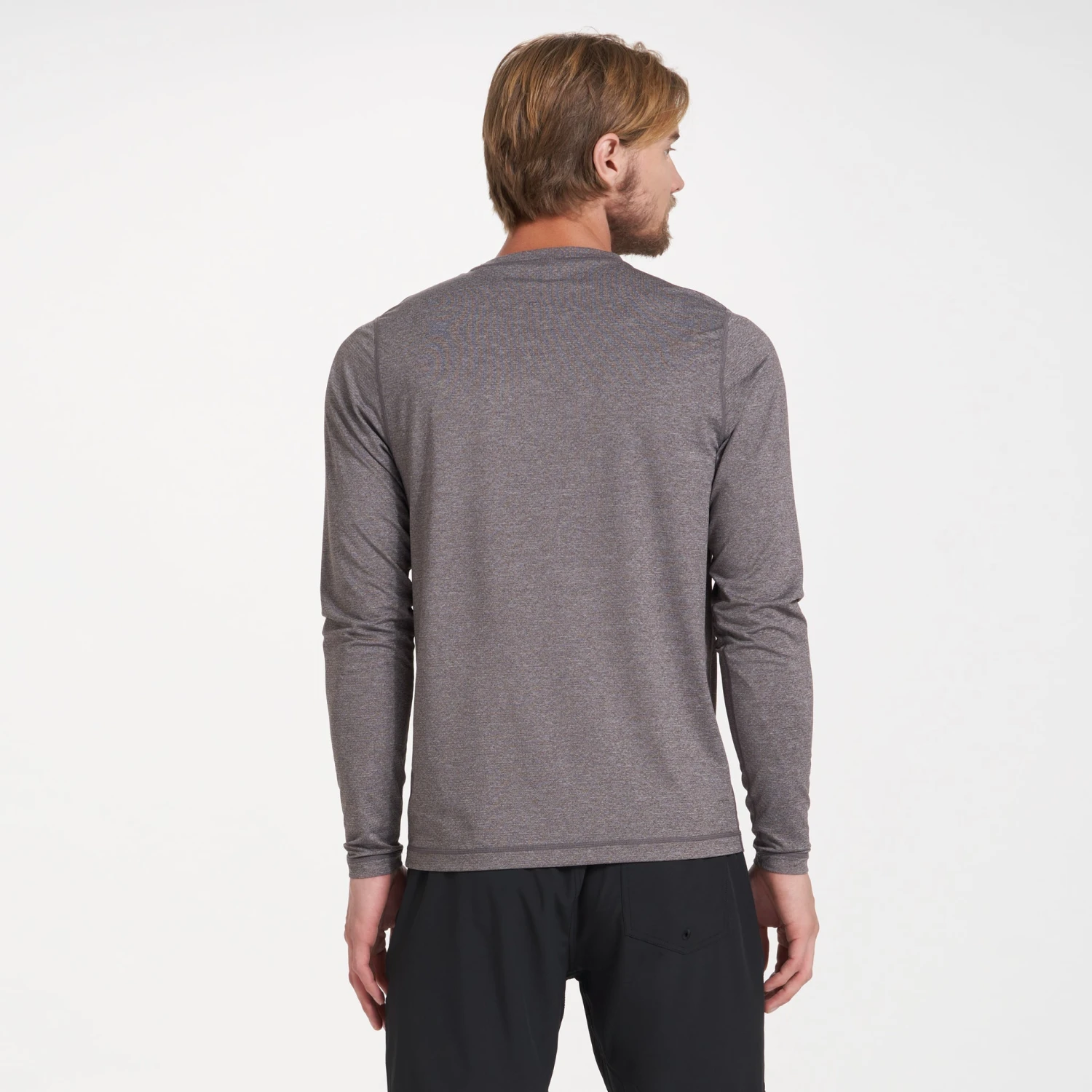Long-Sleeve Tradewind Performance Tee | Quartz Heather 3 Long-Sleeve Tradewind Performance Tee | Quartz Heather - Image 3
