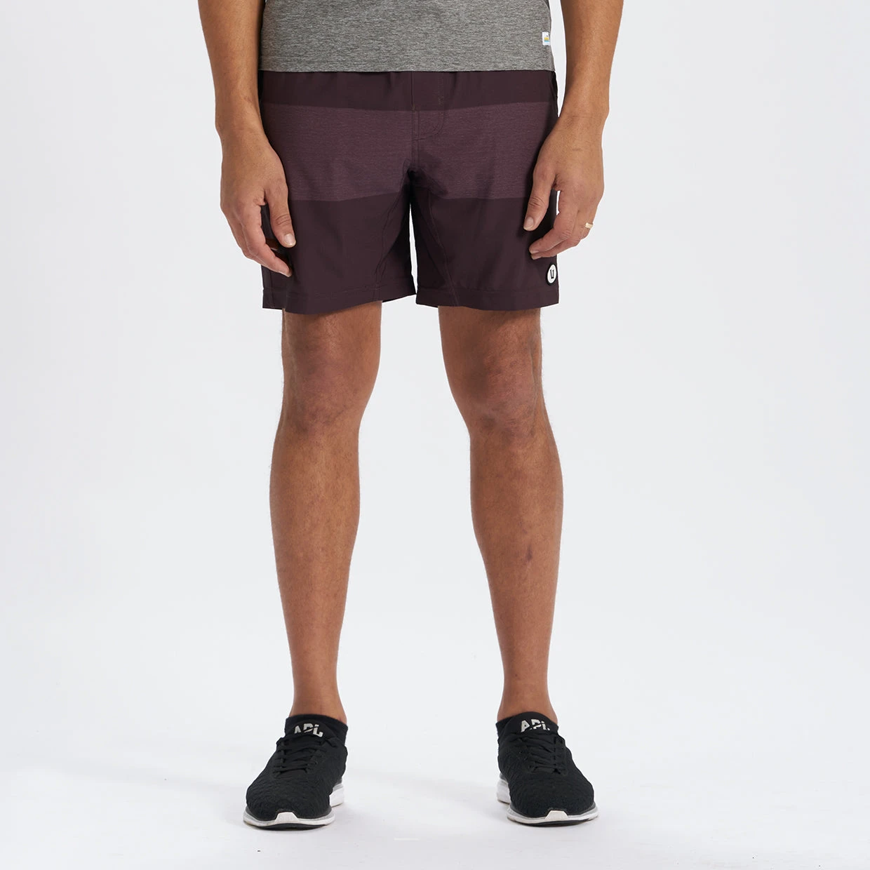 Kore Short | Oxblood Texture Block 2 Kore Short | Oxblood Texture Block - Image 2
