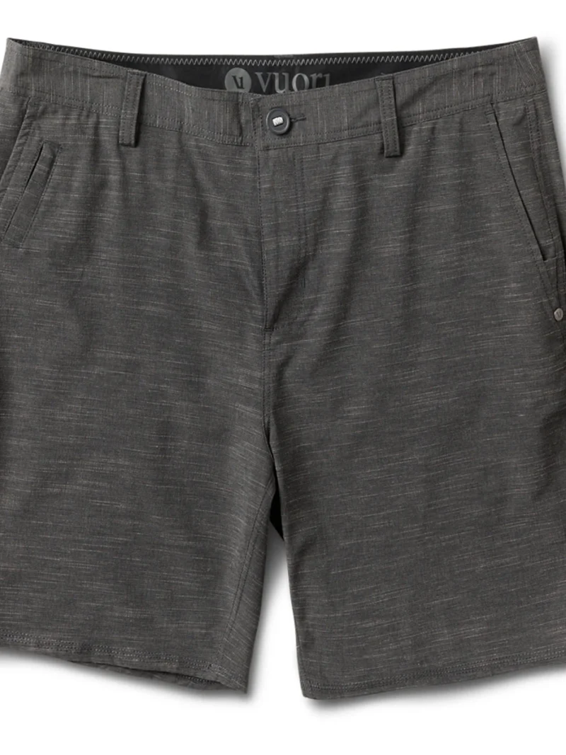 Maldive Short | Black Linen Texture