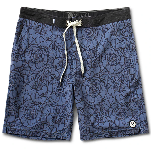Equator Boardshort | Azure Flower