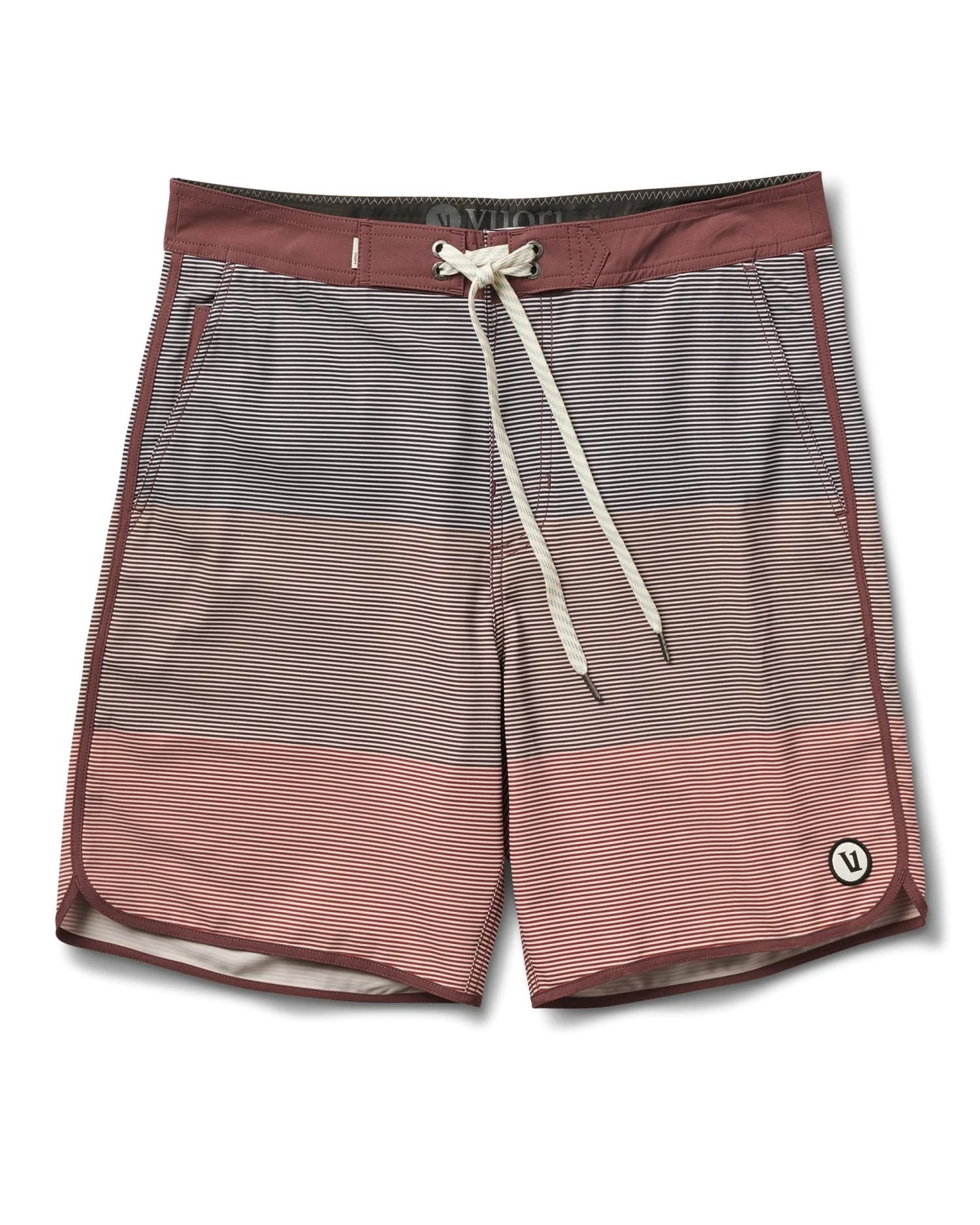 Cruise Boardshort | Chestnut Wave Stripe 1 Cruise Boardshort | Chestnut Wave Stripe