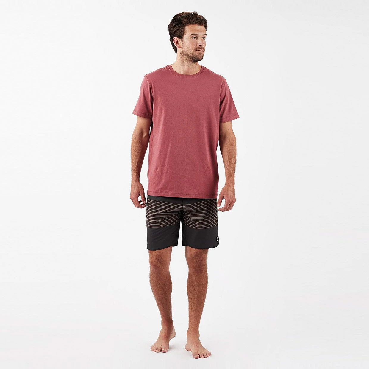 Cruise Boardshort | Charcoal Acorn Stripe 5 Cruise Boardshort | Charcoal Acorn Stripe - Image 5