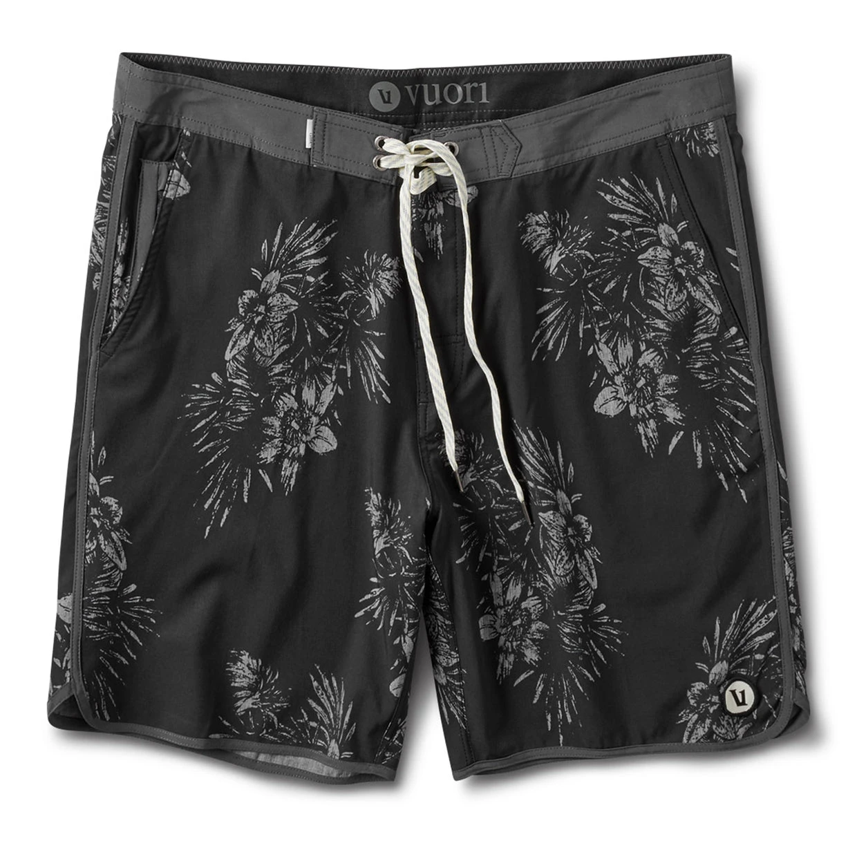 Cruise Boardshort | Black Vintage Floral 1 Cruise Boardshort | Black Vintage Floral