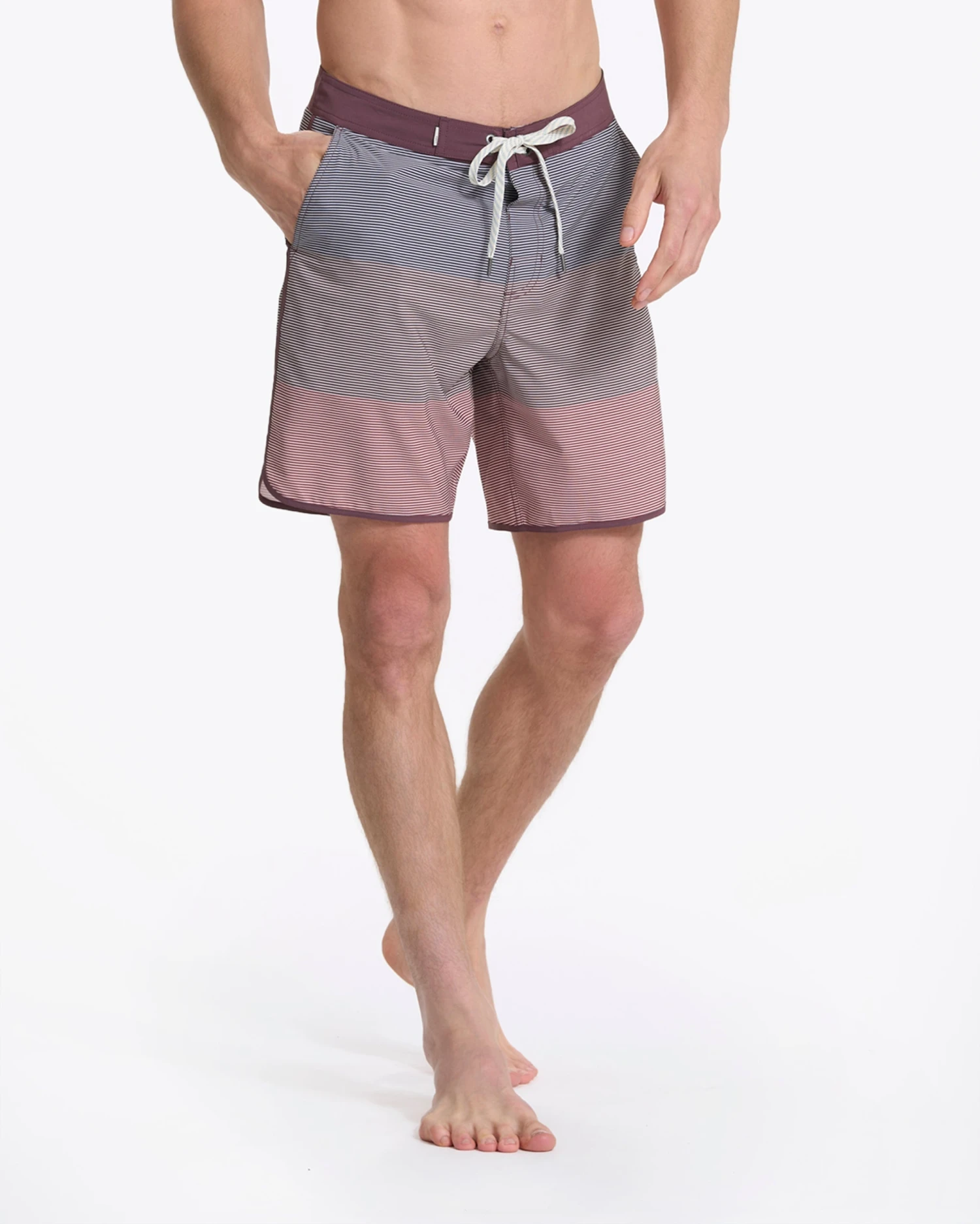 Cruise Boardshort | Chestnut Wave Stripe 4 Cruise Boardshort | Chestnut Wave Stripe - Image 4