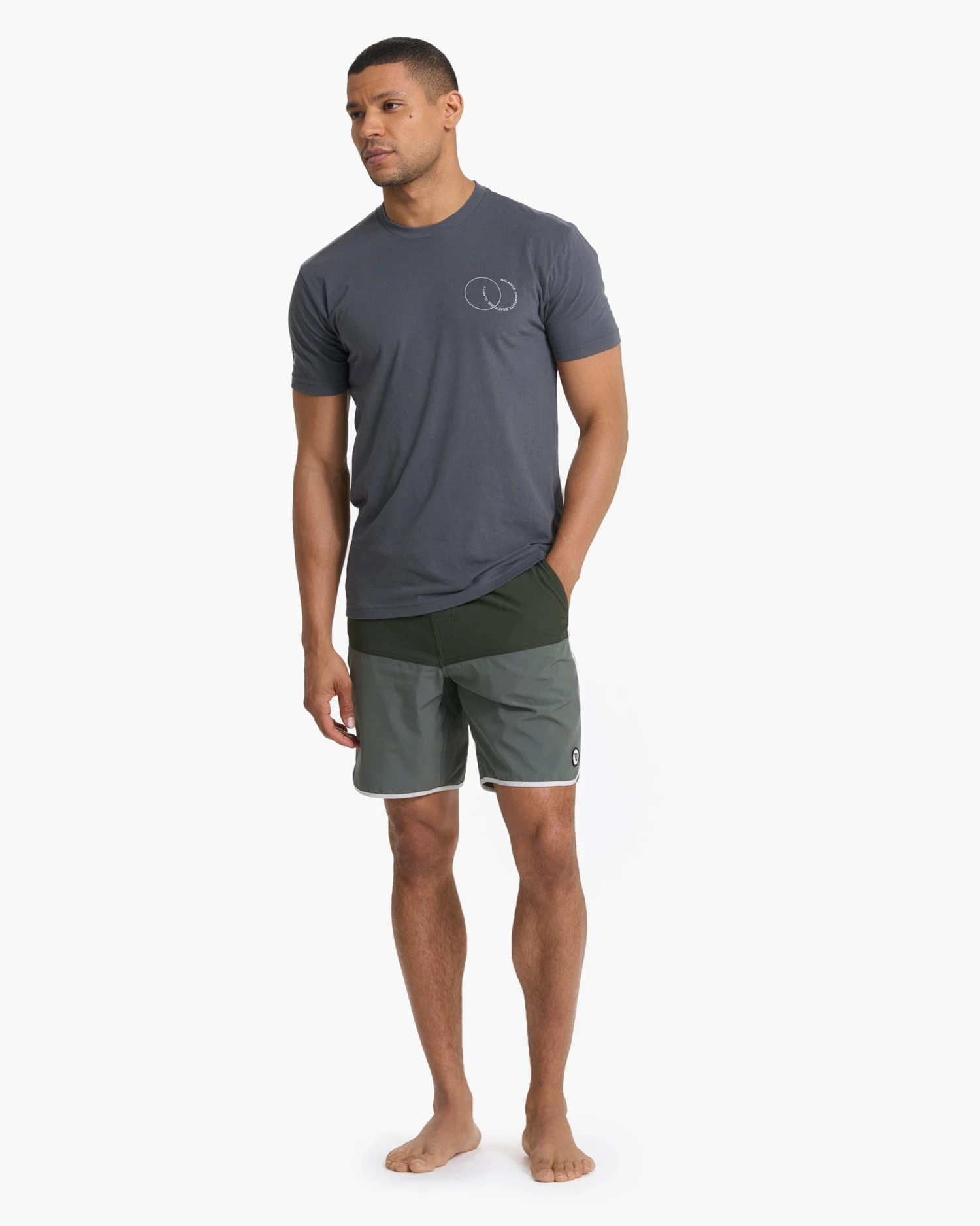 Cruise Boardshort | Dusty Pine Colorblock 5 Cruise Boardshort | Dusty Pine Colorblock - Image 5