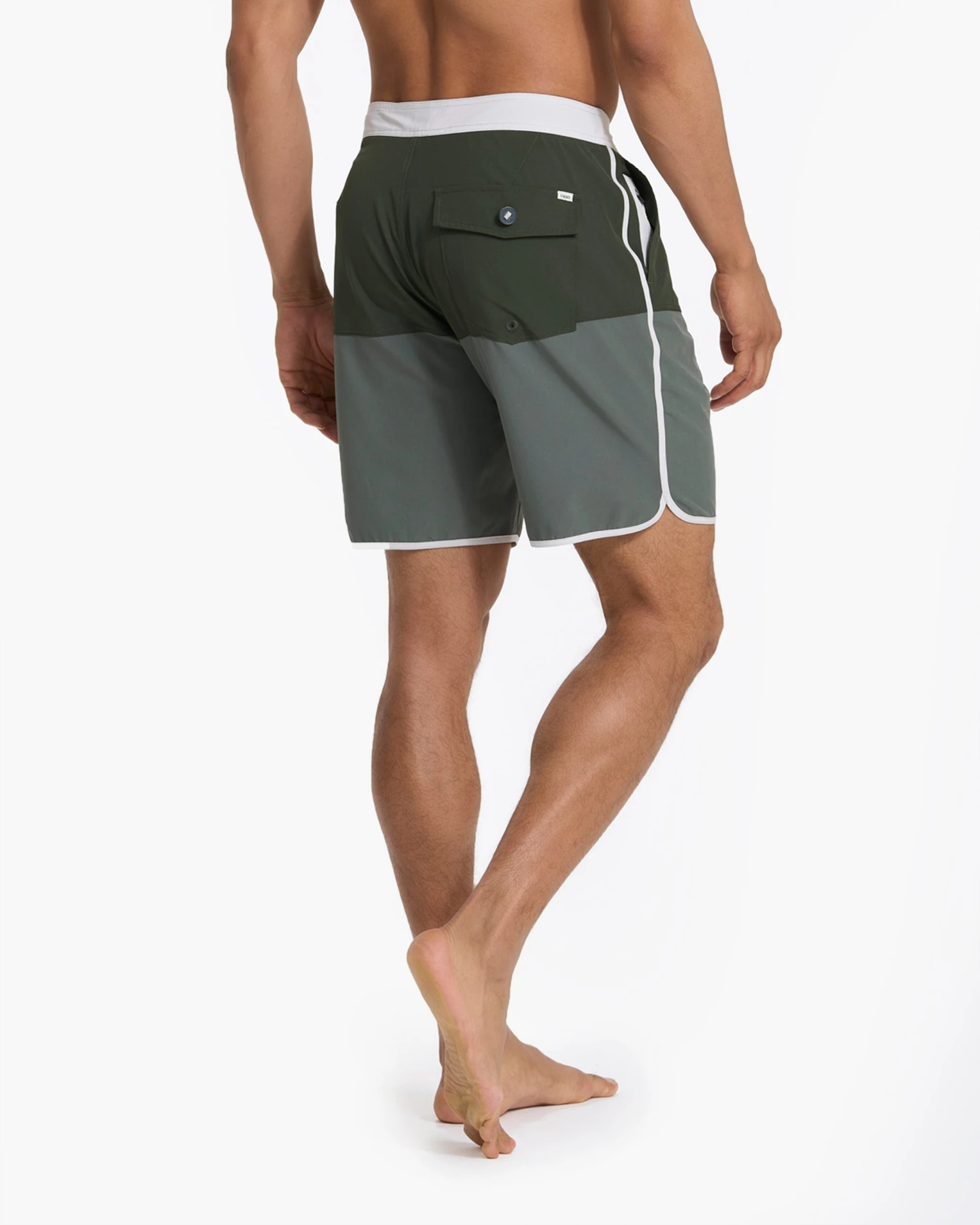 Cruise Boardshort | Dusty Pine Colorblock 4 Cruise Boardshort | Dusty Pine Colorblock - Image 4