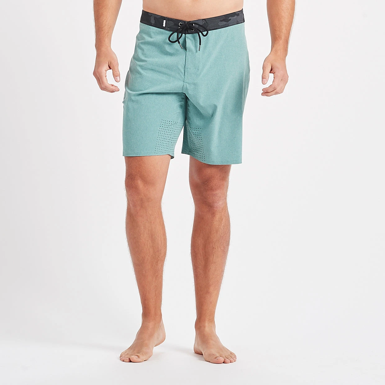 Sonic Seamless Boardshort | Aloe Linen Texture 2 Sonic Seamless Boardshort | Aloe Linen Texture - Image 2