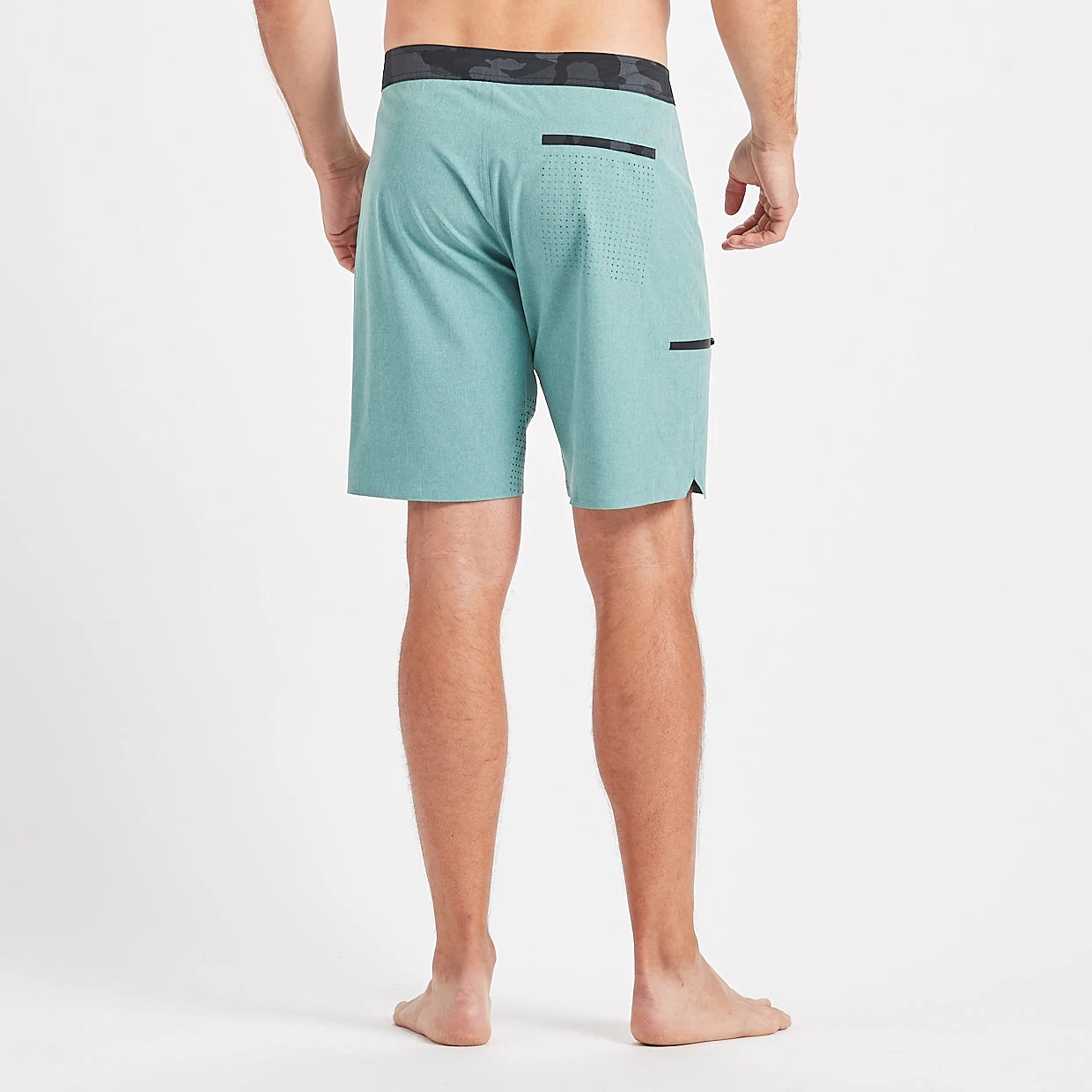 Sonic Seamless Boardshort | Aloe Linen Texture 4 Sonic Seamless Boardshort | Aloe Linen Texture - Image 4