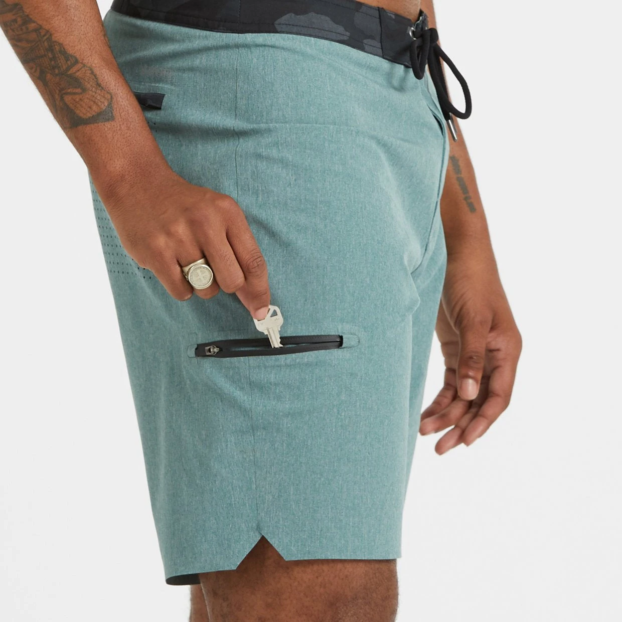 Sonic Seamless Boardshort | Palm Linen Texture 5 Sonic Seamless Boardshort | Palm Linen Texture - Image 5