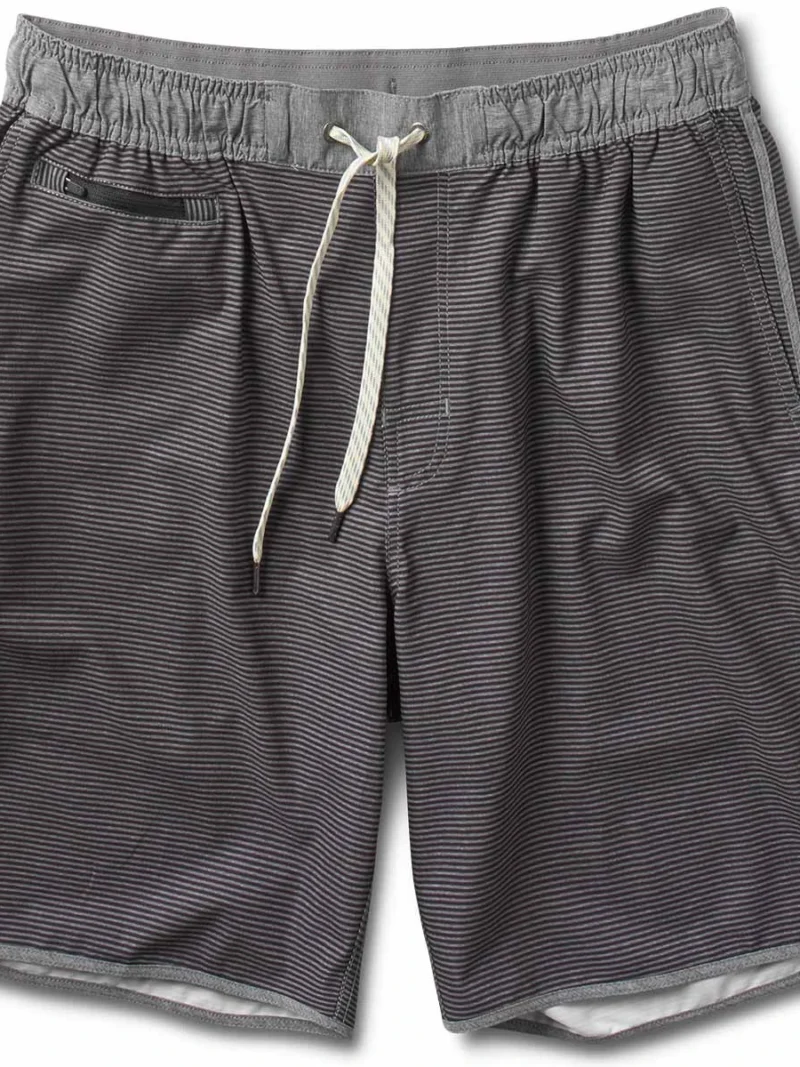 Banks Short | Black-Charcoal Stripe