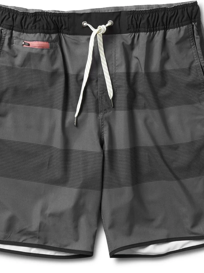 Banks Short | Charcoal Black Stripe