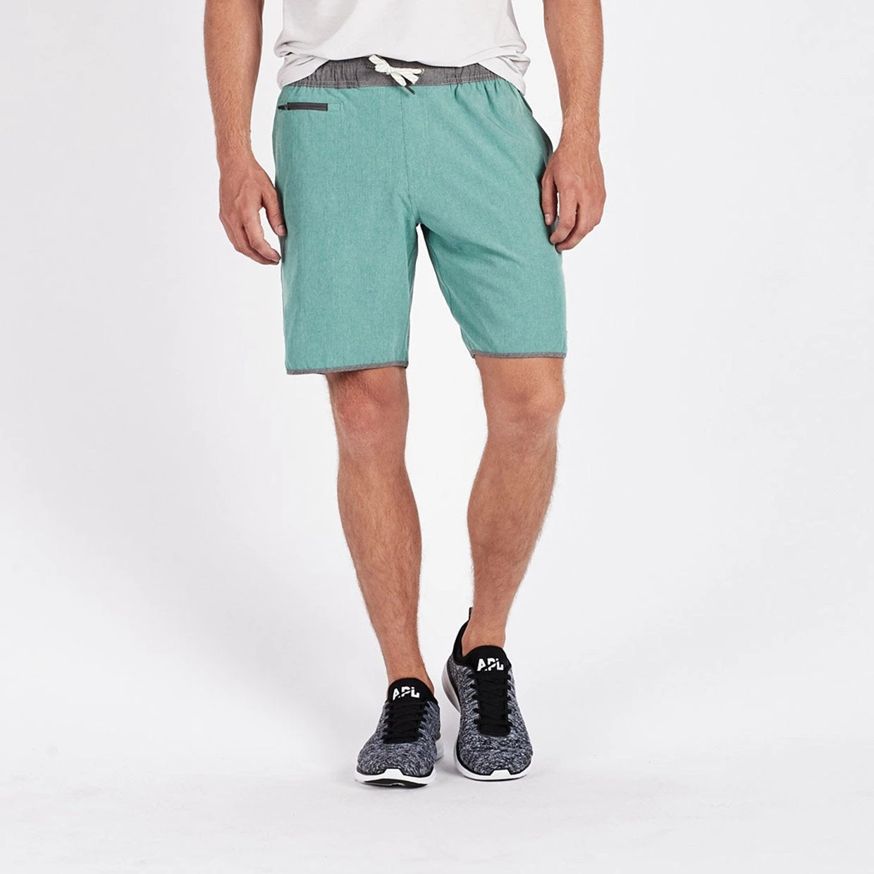 Banks Short | Aloe Linen Texture 2 Banks Short | Aloe Linen Texture - Image 2