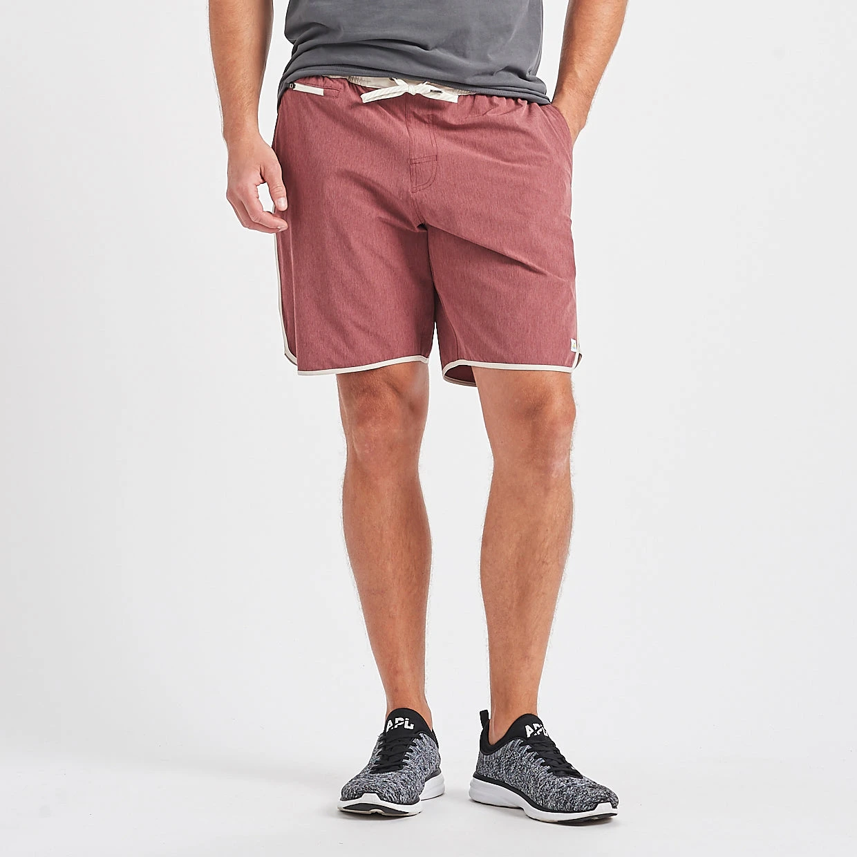 Banks Short | Amber Linen Texture 2 Banks Short | Amber Linen Texture - Image 2