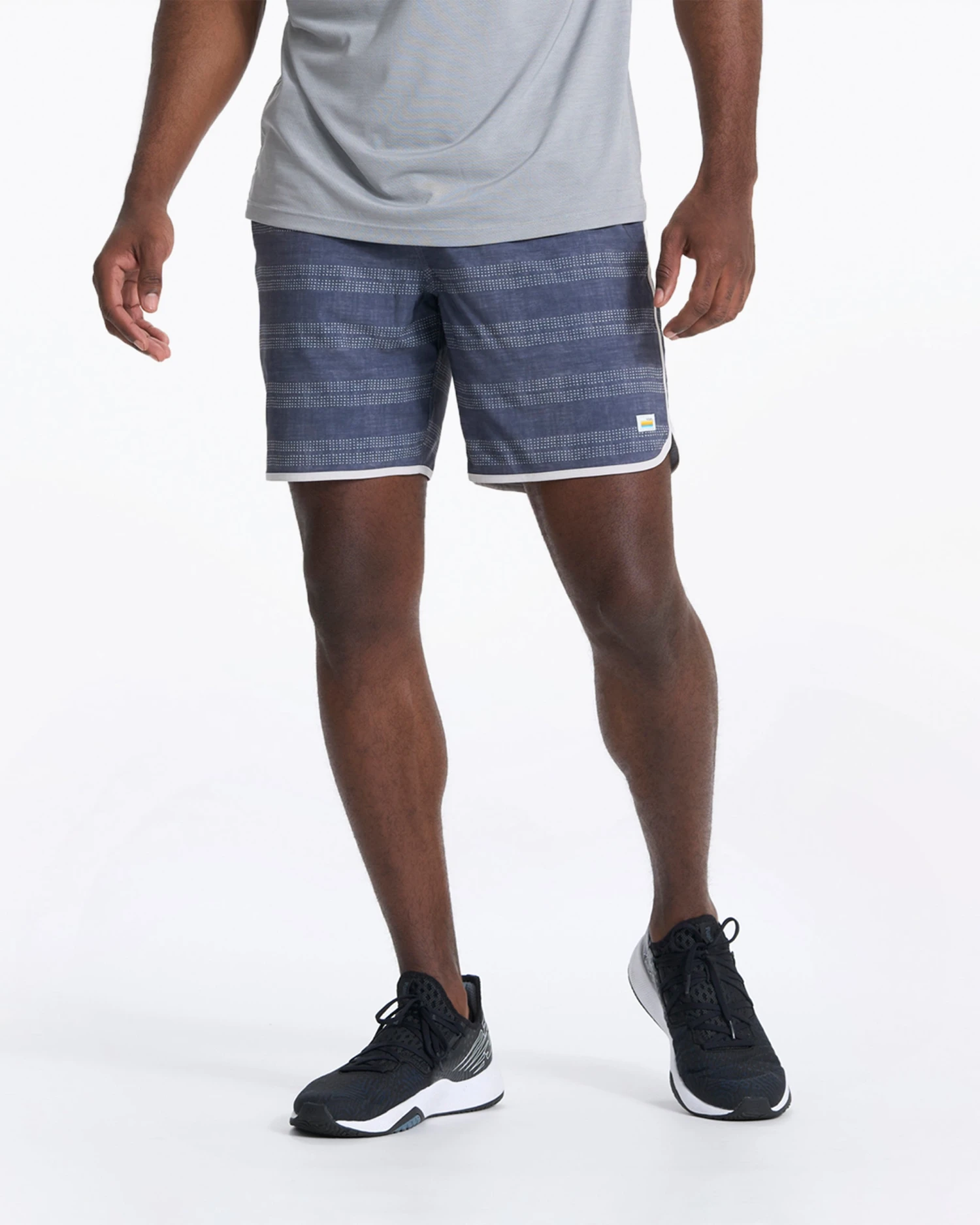 Banks Short | Charcoal Linen Dot 2 Banks Short | Charcoal Linen Dot - Image 2