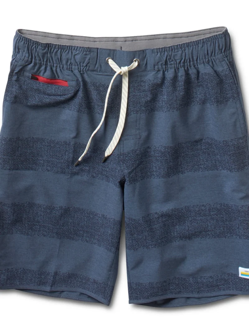 Banks Short | Navy Texture Stripe