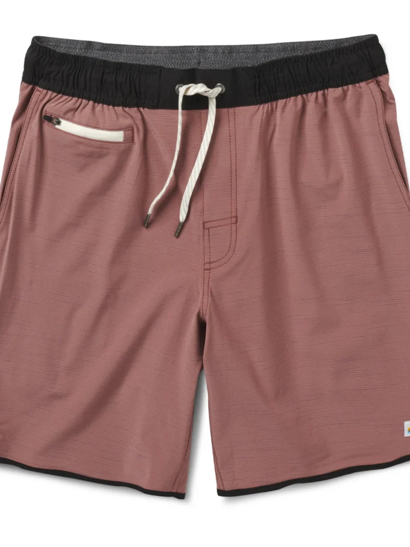 Banks Short | Terracotta Slub Stripe