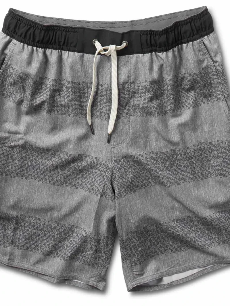 Trail Short | Grey Texture Stripe
