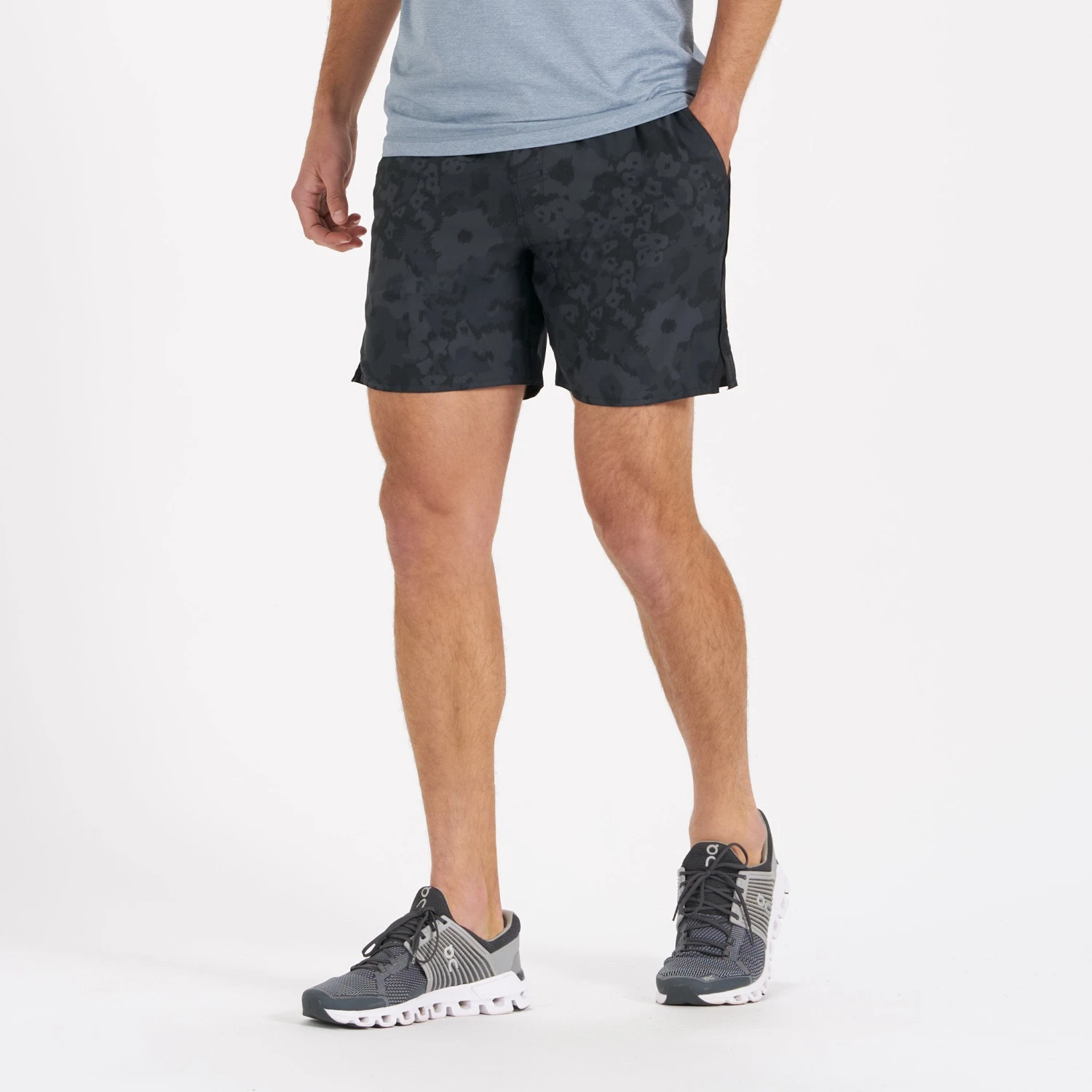 Trail Short | Charcoal Camo Flower 2 Trail Short | Charcoal Camo Flower - Image 2