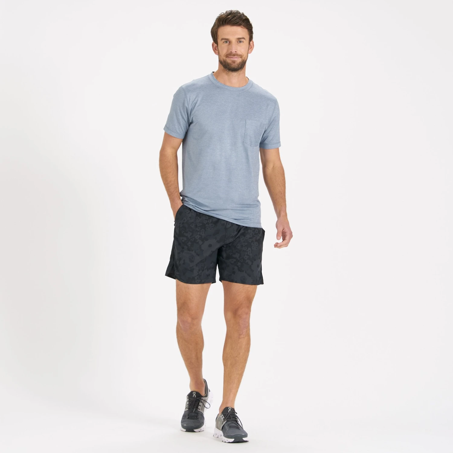 Trail Short | Charcoal Camo Flower 5 Trail Short | Charcoal Camo Flower - Image 5