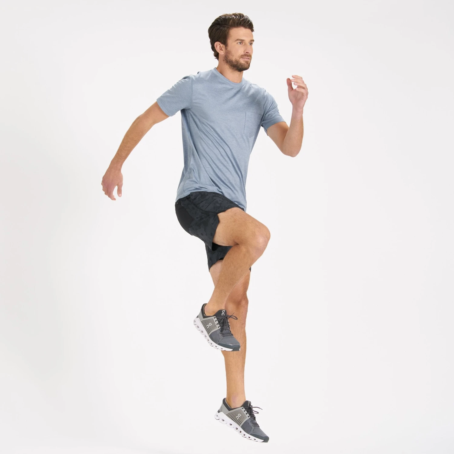 Trail Short | Charcoal Camo Flower 6 Trail Short | Charcoal Camo Flower - Image 6