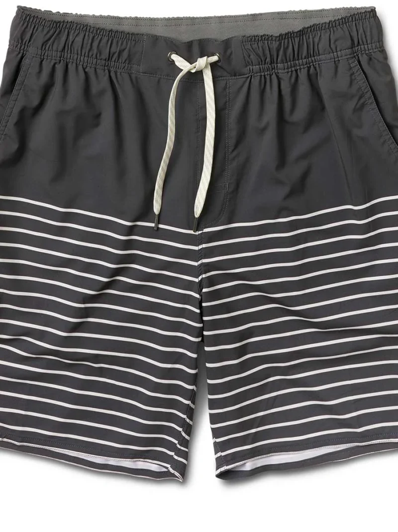 Trail Short | Charcoal Natural Stripe