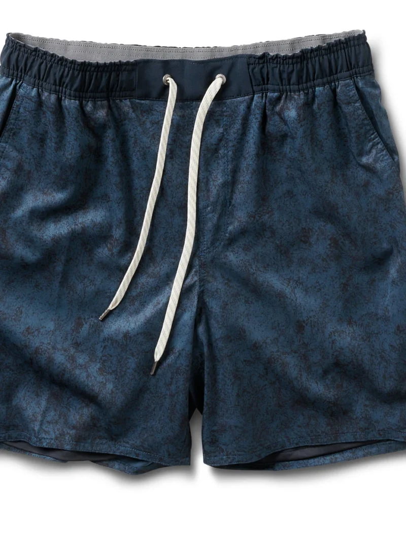 Trail Short | Indigo Texture