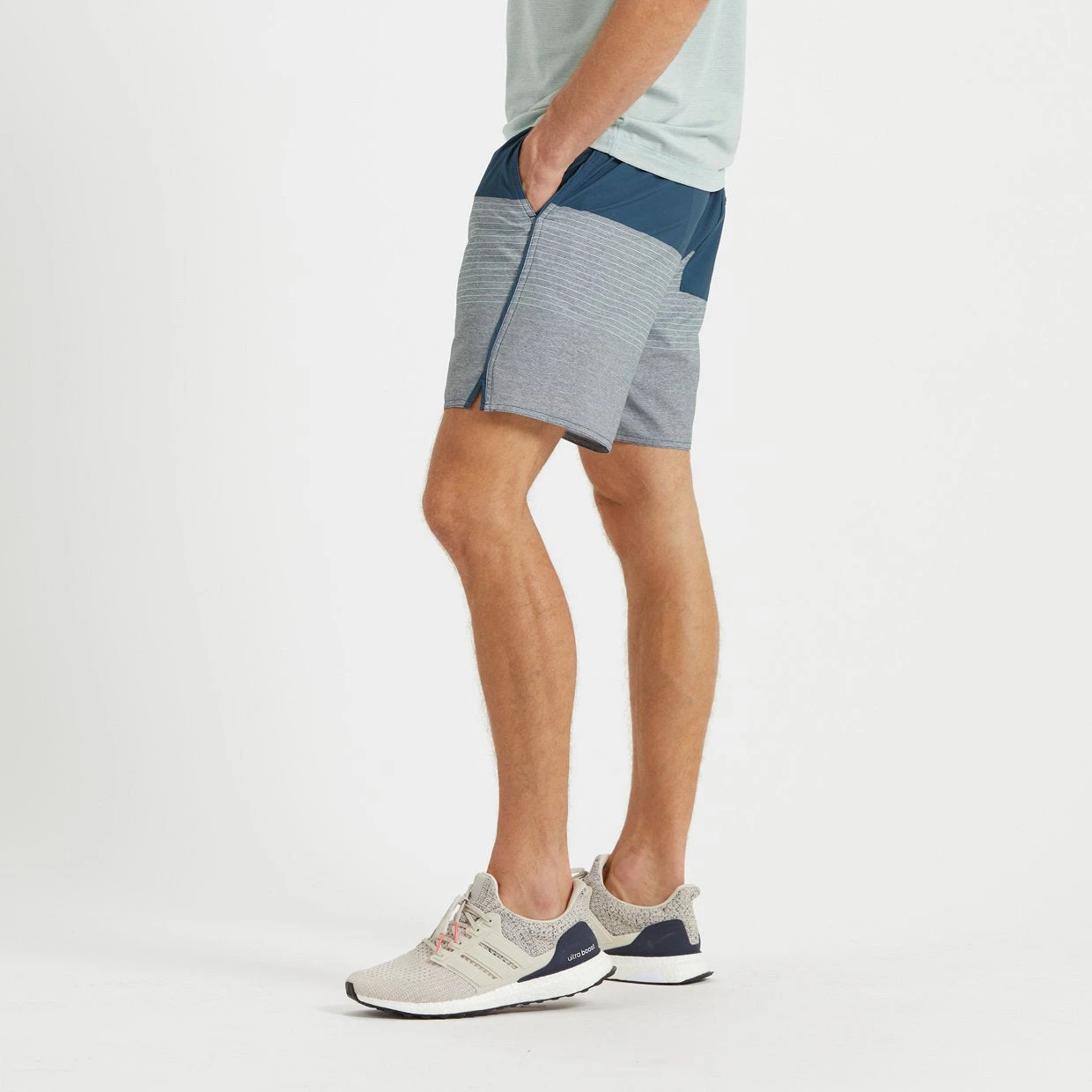 Trail Short | Indigo Stripe 3 Trail Short | Indigo Stripe - Image 3