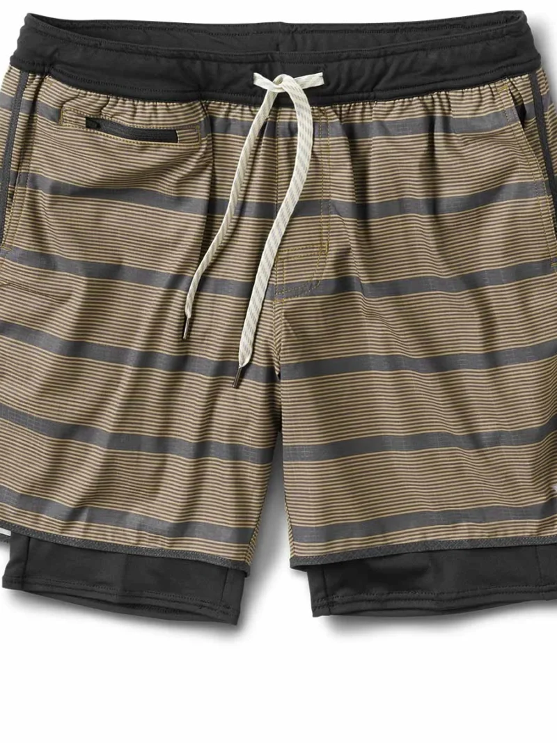 Stockton Short | Charcoal Acorn Stripe