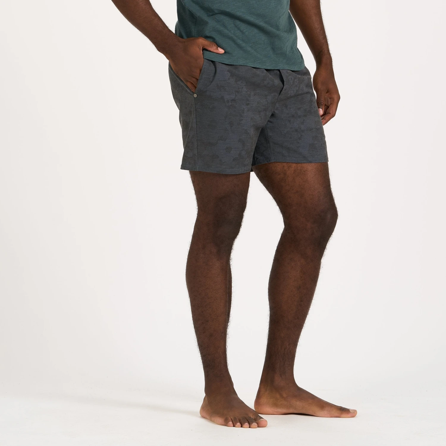 Cape Short | Black Camo Flower 2 Cape Short | Black Camo Flower - Image 2