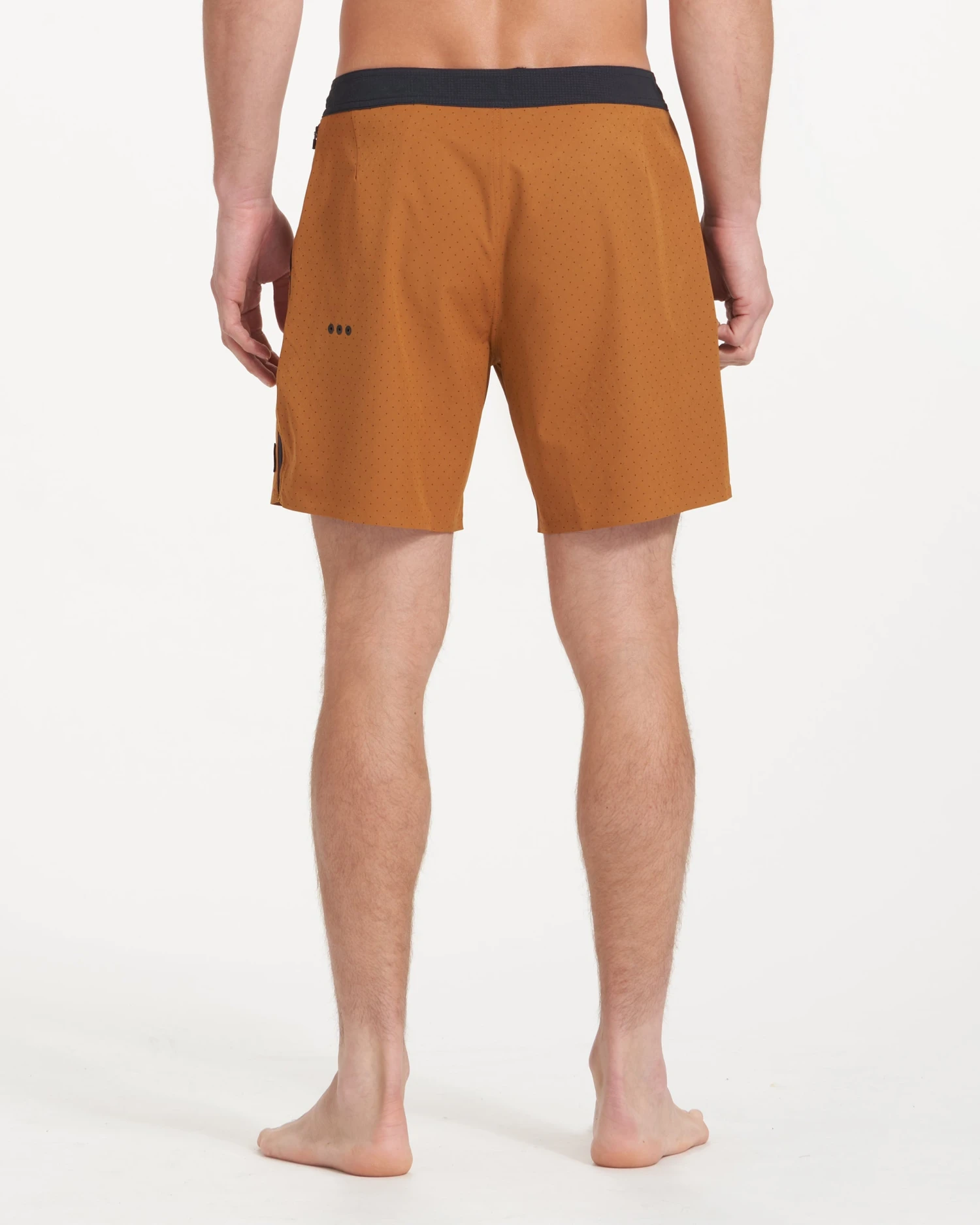 Peak Boardshort | Turmeric Micro Dot 4 Peak Boardshort | Turmeric Micro Dot - Image 4