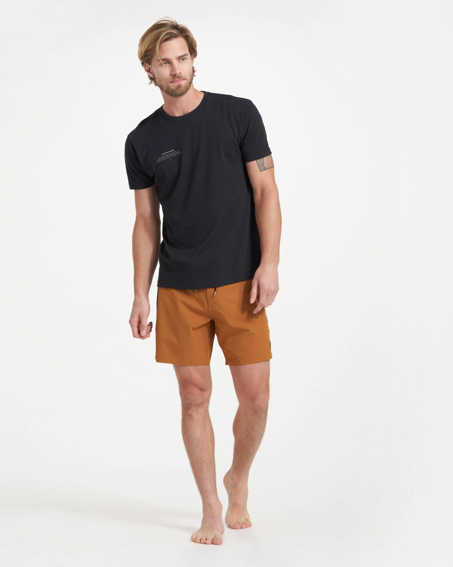Peak Boardshort | Turmeric Micro Dot 6 Peak Boardshort | Turmeric Micro Dot - Image 6