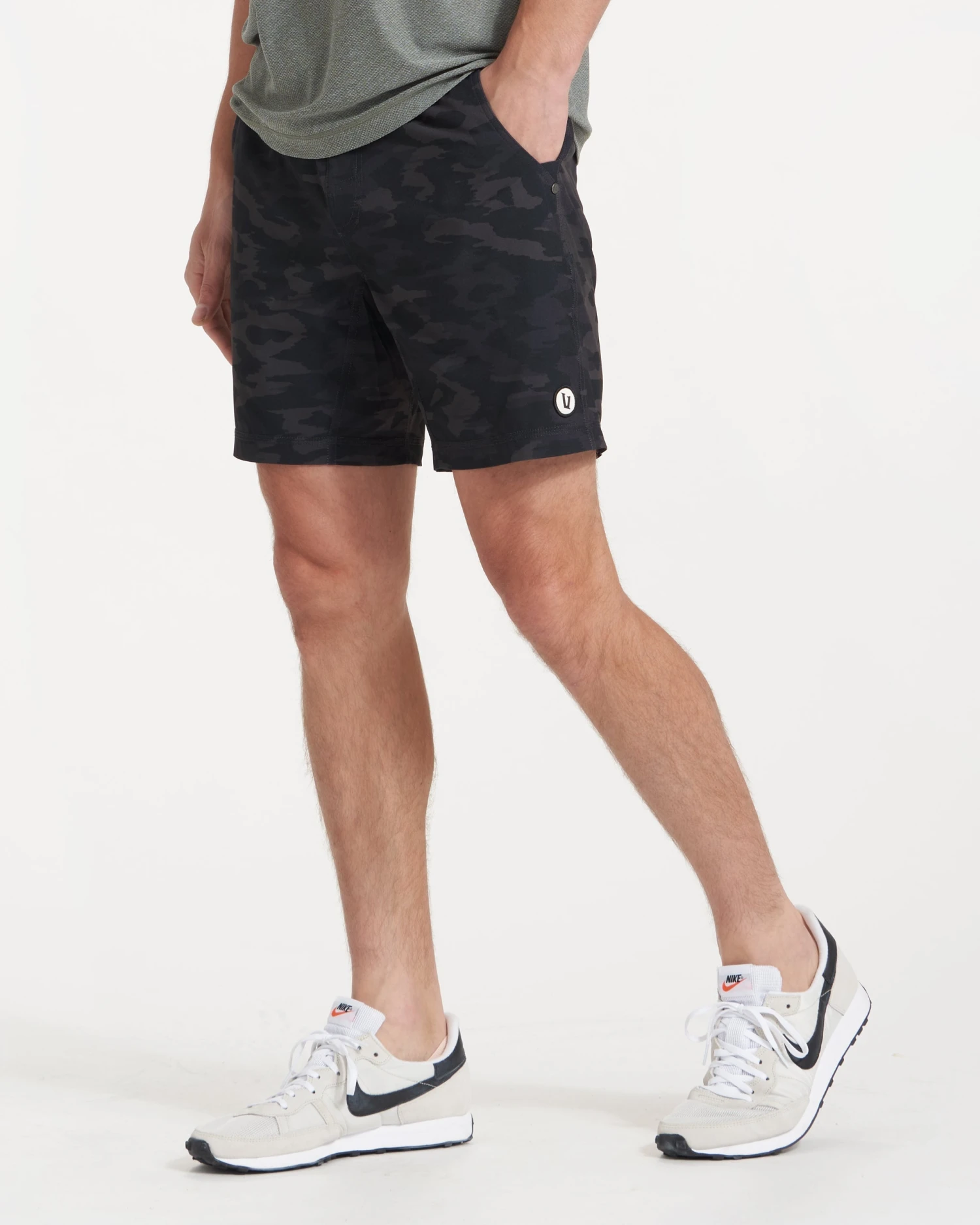 Kore Unlined Short | Black Watercolor Camo 4 Kore Unlined Short | Black Watercolor Camo - Image 4